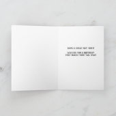 Carte pour Boss Funny Carlin Chien dans Sunglass Anniver (Intérieur)