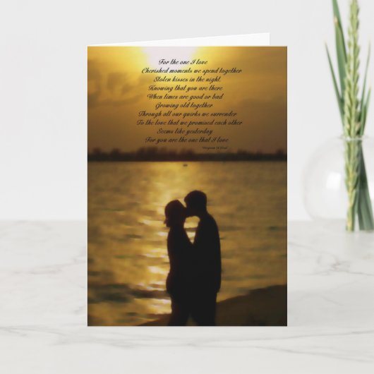 Carte Pour celui que j'aime (Devant)