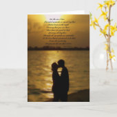 Carte Pour celui que j'aime (Fleur jaune)