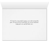 Carte pour chirurgie du syndrome du tunnel du Carp (Intérieur Horizontal (Bas))