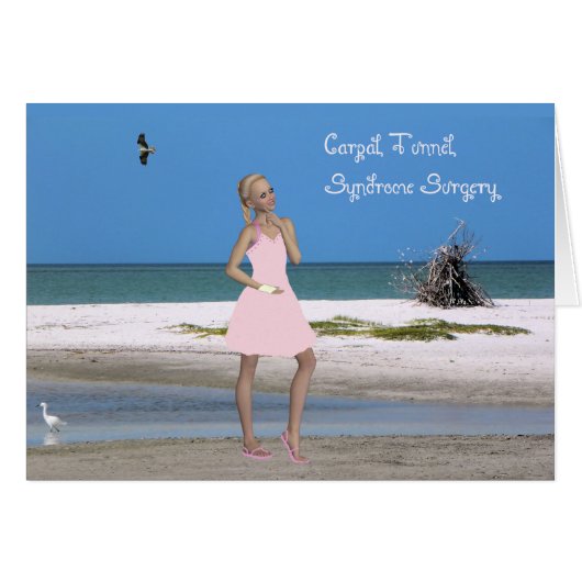 Carte pour chirurgie du syndrome du tunnel du Carp (Devant horizontal)