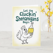 Carte pour commencer les Cluckin Shenanigans (Fleur jaune)