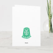 Carte Pour Danseurs Irlandais Danser Robe À Thème Annive (Dos)
