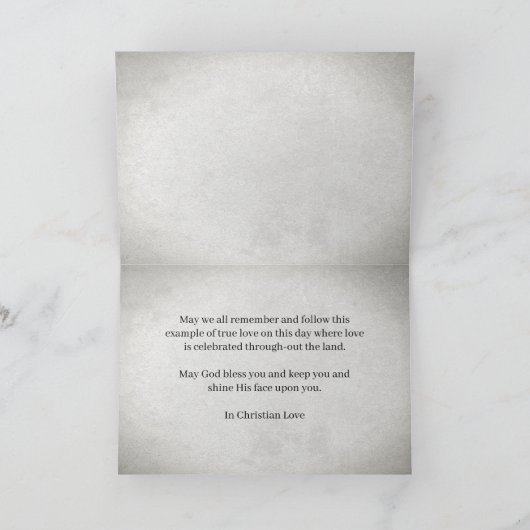 Carte Pour Dieu a tant aimé le monde - (Intérieur)