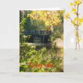 Carte Pour dire bonjour (Fleur jaune)