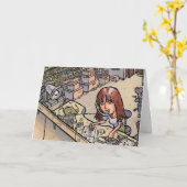 Carte Pour faire la liste (Fleur jaune)