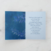 Carte Pour Fils en Fête des pères. Élégant Motif de feui (Intérieur)