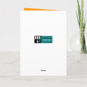 Carte Pour Fils en Fête des pères. Motif Denim (Dos)