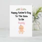 Carte pour futur papa (Debout devant)