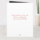 Carte pour future maman (Dos)