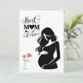 Carte pour future maman à la fête des mères (Debout devant)