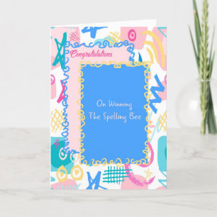 Carte pour gagner le concours d'orthographe