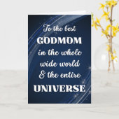 Carte Pour Godmaman Fête des Mères Thème Stellaire (Fleur jaune)