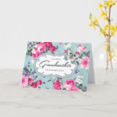 Carte Pour Grand-mère à l'occasion de la fête des mères. (Fleur jaune)