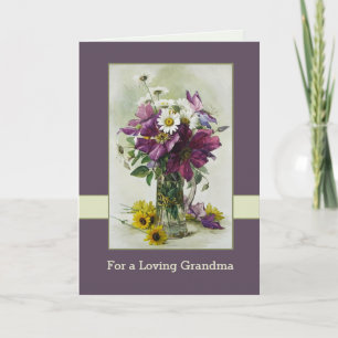 Carte Pour grand-mère, le jour de la fête des mères. Pei