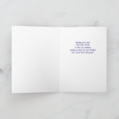 Carte pour la fête de l'enseignant Iris Violet avec Papi (Intérieur)