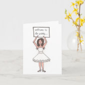 Carte pour la fête de mariage (Fleur jaune)