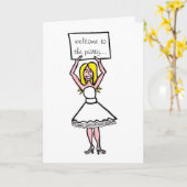 Carte pour la fête de mariage (Fleur jaune)