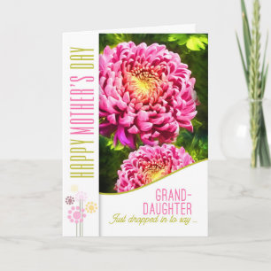 Carte pour la Fête des Mères de la Petite-Fille Jardin R