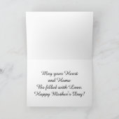 Carte pour la fête des mères des colibris (Intérieur)