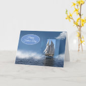 Carte pour la Fête des Pères (Fleur jaune)