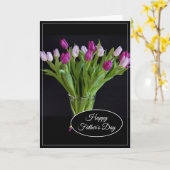 Carte pour la Fête des Pères (Fleur jaune)