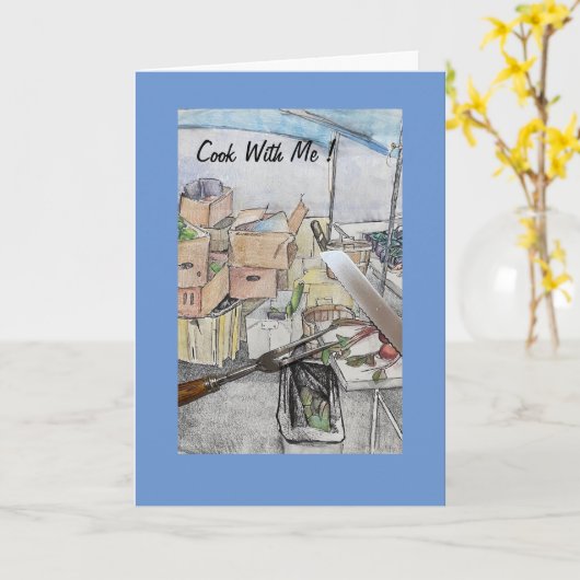 Carte pour la Fête des Pères (Fleur jaune)