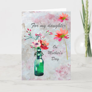 Carte Pour la Fille à l’occasion de la Fête des mères 