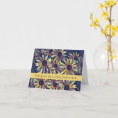 Carte Pour la fille de penser à vous Black Eyed Susans (Fleur jaune)