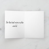 Carte Pour la meilleure maman du monde. (Intérieur)