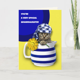 Carte Pour la petite-fille à l'occasion de la fête des m