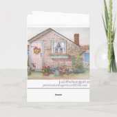 CARTE POUR LA SALUTATION DE PÊCHE DE TRUITE DE POÈMES (Dos)