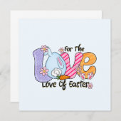 Carte Pour l'amour de Pâques (Devant / Derrière)