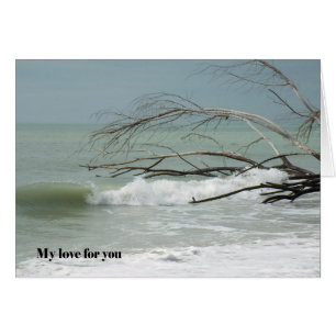 Carte pour l'amour et la romance, Image de la mer