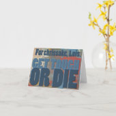 Carte Pour l'amour, Lois. Soyez durs ou mourrez. (Fleur jaune)