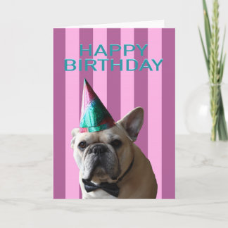 Carte Pour l'anniversaire de l'amoureux des chiens