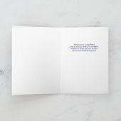 Carte Pour l'anniversaire de Tante Iris Violet avec Papi (Intérieur)