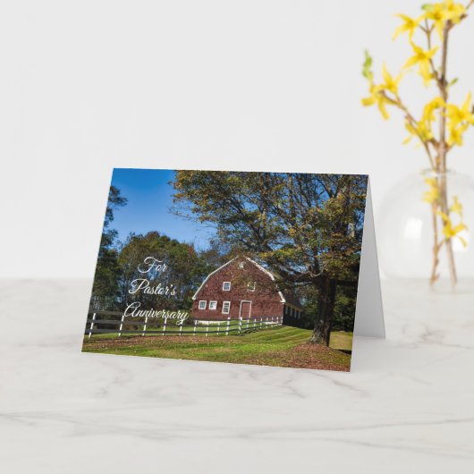 Carte Pour l'anniversaire du pasteur (Fleur jaune)