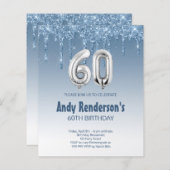 Carte pour le 60e anniversaire (Devant / Derrière)