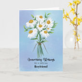 Carte Pour le Bouquet de bénédiction Mariage de l'annive (Fleur jaune)