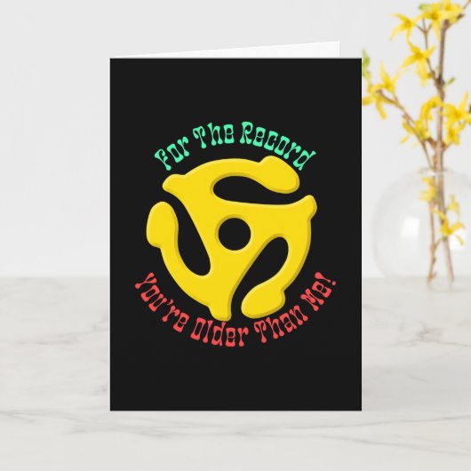 Carte POUR LE COMPTE RENDU de Jeff Willis Art (Fleur jaune)