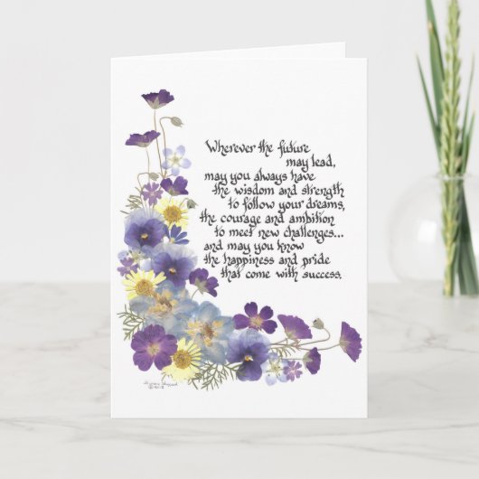 Carte Pour le diplômé (Devant)