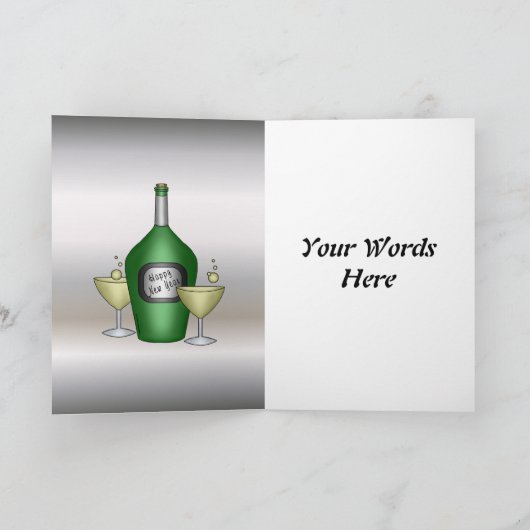 Carte pour le Jour de l'An (Intérieur)