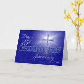 Carte pour le Jubilé d'Argent de l'évêque 25e Ordination (Fleur jaune)