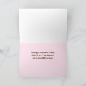 Carte Pour le mari sur l'aquarelle du pont Arché d'anniv (Intérieur)