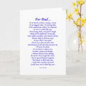 Carte Pour le papa (Fleur jaune)