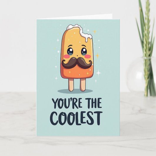 Carte pour le père le plus cool (Devant)