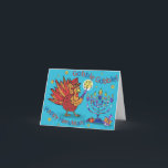 Carte pour le thanksgiving et le<br><div class="desc">Quand Chanukah et thanksgiving tombent le même jour,  c'est "Thanksgivukkah" cette année,  il y a une fois dans un chevauchement de vie ! Célébrez avec des mashups d'amusement comme cet amusement Turquie. Avalez,  avalez !</div>