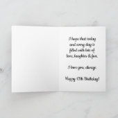 Carte Pour les 13 ans de ma belle fille (Intérieur)