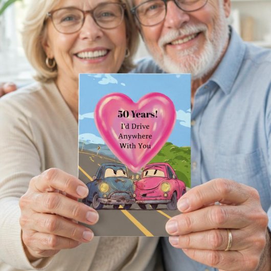 Carte pour les 50 ans de mariage